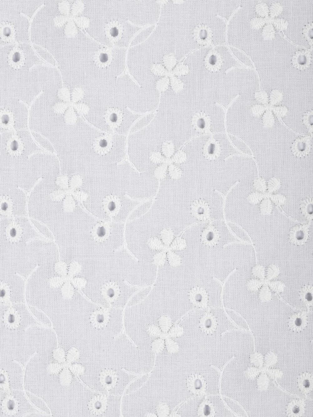 Ткань шитьё (прошва) 100 г/м², 150 см / 2 метра, TBY.Emb.8067.1.2, цв.01 белый