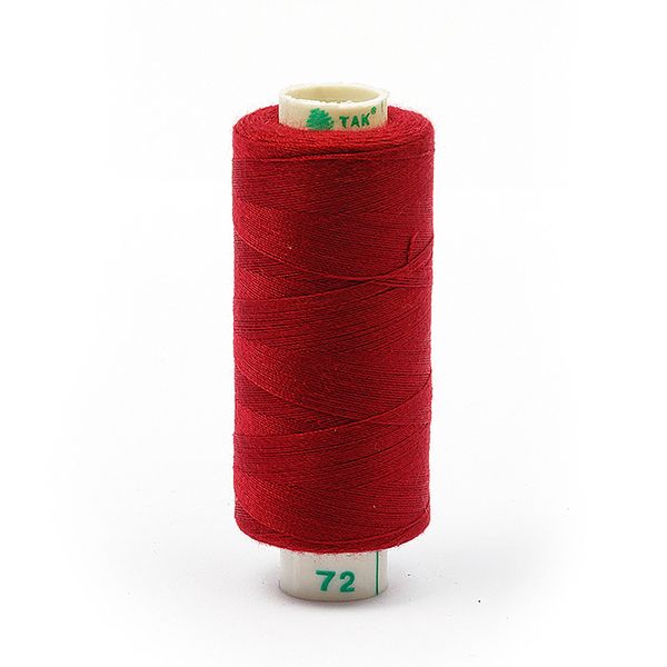 Нитки швейные бытовые Dor Tak 40/2, 366 м / 10 кат., 172 красный