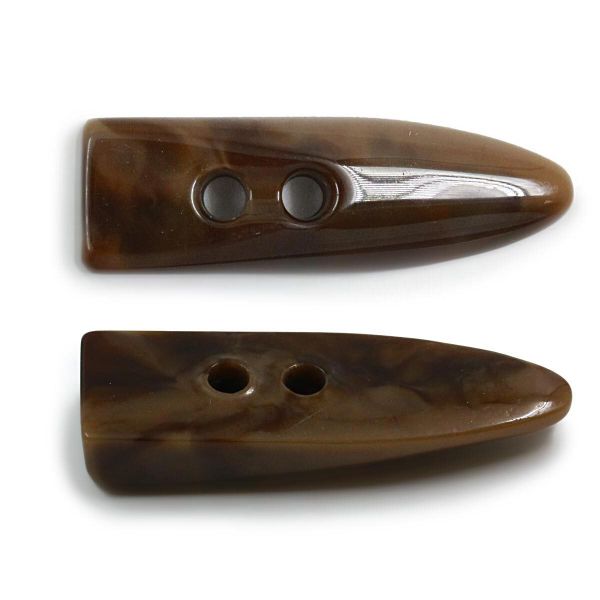 Пуговицы 2 прокола (3.02-1344-46) (т.коричневый мрамор), Б28, 20 шт