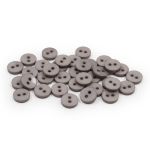 Пуговицы 2 прокола 14L, 9 мм, (Gray (серый)), NE74, 144 шт