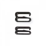 Крючки для купальника металл 10.0 мм, 910.SW цв.черный никель, уп.100 шт