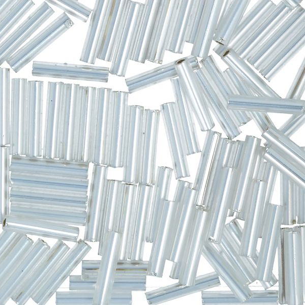 Бисер Toho Bugle 4 (9 мм), 25 г (5х5 г), 2100 белый