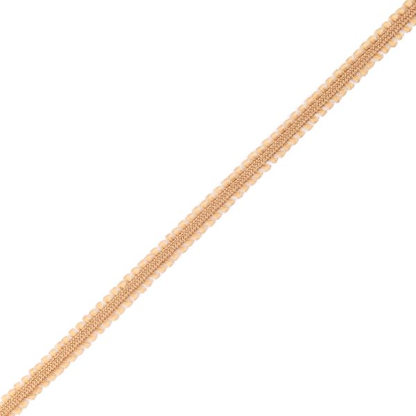 Шнур отделочный сороконожка ⌀5.0 мм / 30 метров, бежевый, С873