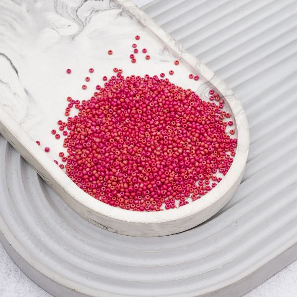 Бисер Preciosa непрозрачный радужный матовый 10/0, круг.отв., 100 г (5х20 г) Preciosa 331-39001-10/0