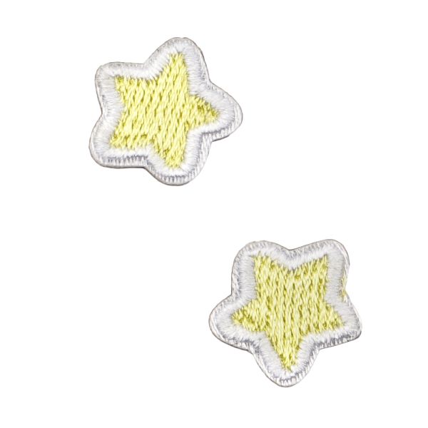 Термоаппликация Звездочки желтые, 1,4х1,4см, Hobby&Pro