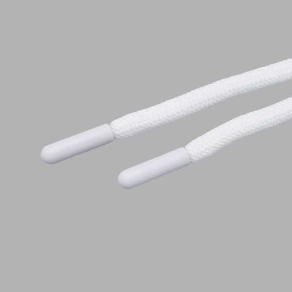 Шнурок декоративный круглый ⌀5.0 мм / 135см, 1 шт, 03 белый, 3AR2808