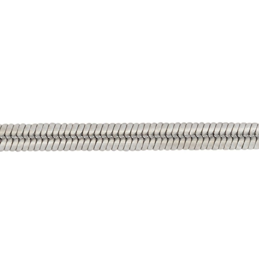 Цепь декоративная 180 1/2 3х0,5мм цв.никель, уп.10м