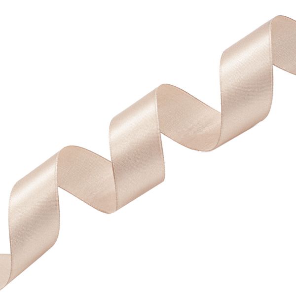 Лента атласная 1-сторонняя 25.0 мм / 22.86±1 метров, 067 бежевый, Globus