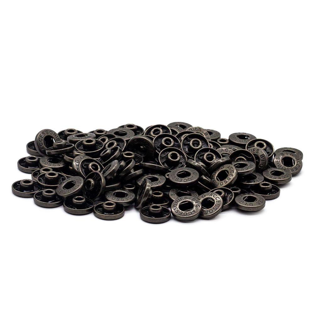 Часть кнопки Альфа (S-образная) ⌀13.5 мм (B-часть), лат 5/15 пруж, 100 шт, BIG