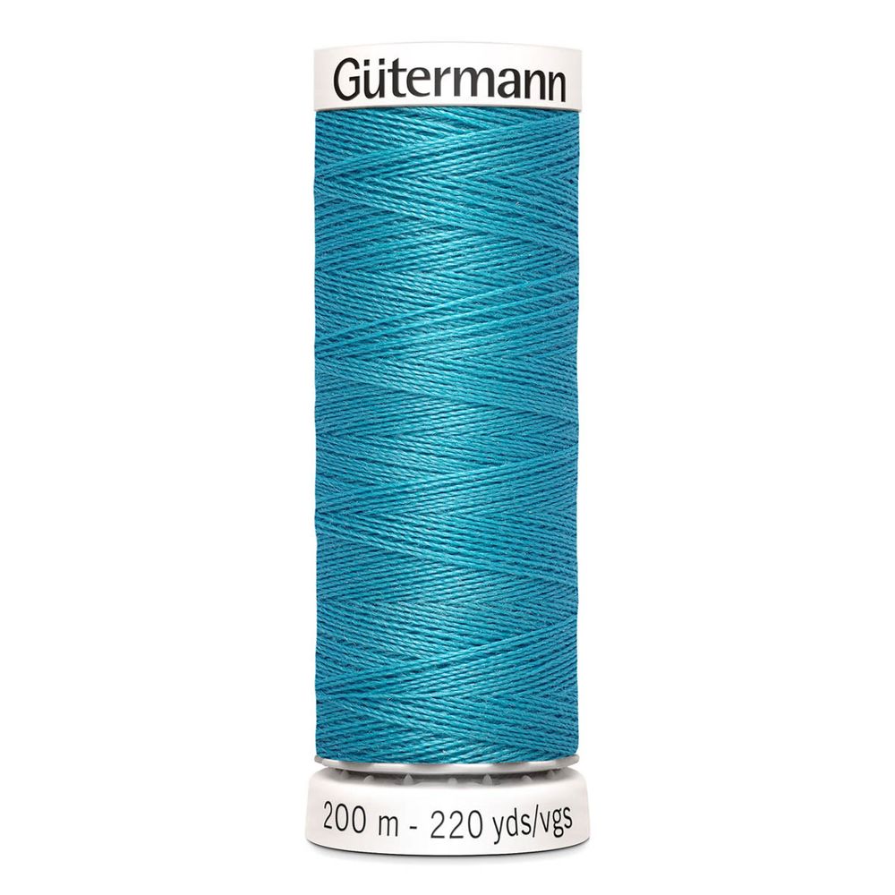 Нитки универсальные Gutermann Sew-all 100 (200 метров), 5 кат. | 332 насыщенный бирюзовый