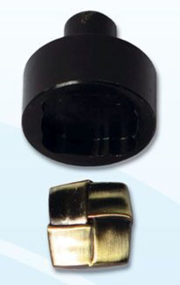 Насадка-пуансон для установки кнопок Protos BIG ⌀20х20 мм, металл, квадрат ГР, 869645