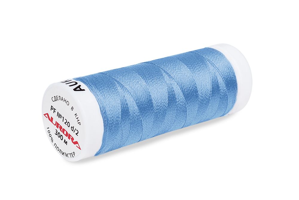 Нитки для креативных работ Aurora №120, 300 м, цв. PF363, 5 катушек