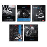 Тетрадь ученическая общая, A5+ 96 л. на скобе 60 г/м², белизна 100%, 5 шт, клетка в термоусадочной пленке, 000781 Трус не играет в хоккей, Светоч 96ТЕТк-001