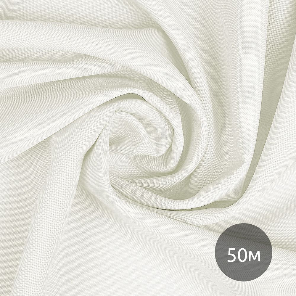 Габардин 150 г/м², 150 см / 50 метров, TBY.150101.50, цв.101 теплый белый