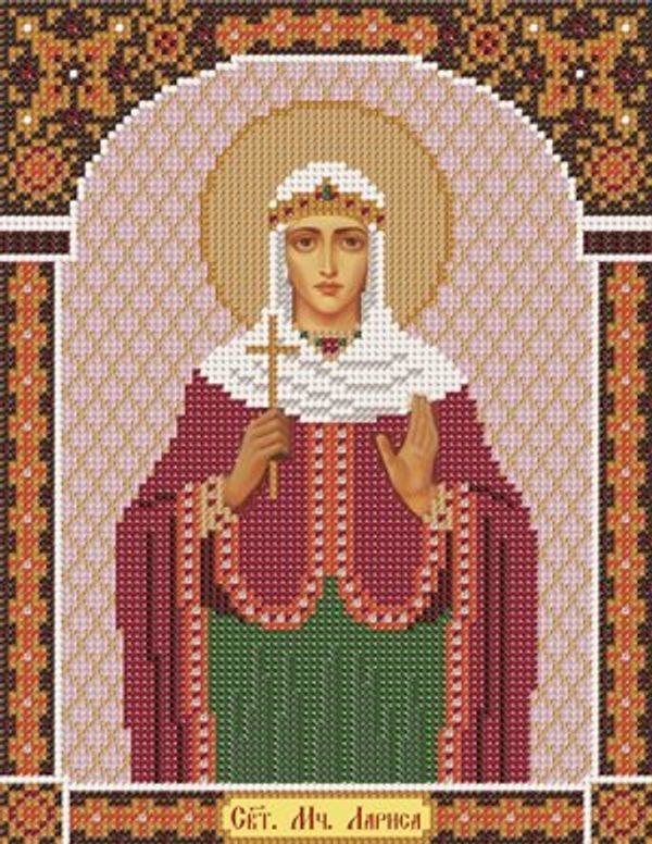 Набор для вышивания бисером Нова Слобода, Святая мученица Лариса 18х23 см