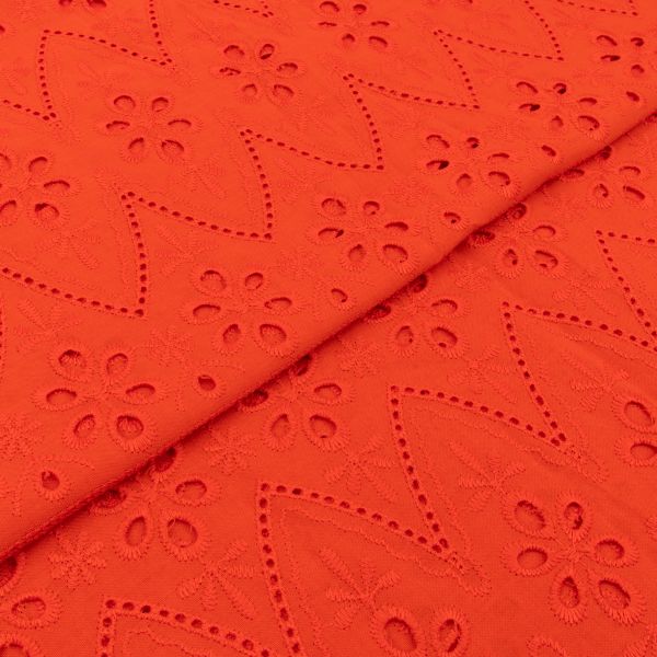 Ткань шитьё (прошва) 285 г/м², 150х135 см, 17-1563 красный, Gamma YFAS-2309