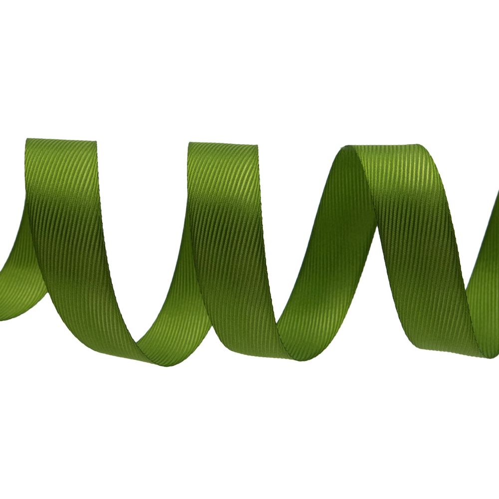 Лента декоративная ёлочка 25.0 мм / 20±1 метров, 72 зеленый
