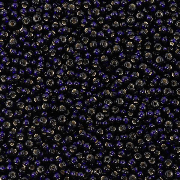 Бисер Preciosa прозрачный с серебр.центром 10/0 (2.3 мм), круг.отв., 500 г, 331-19001-10/0-37110