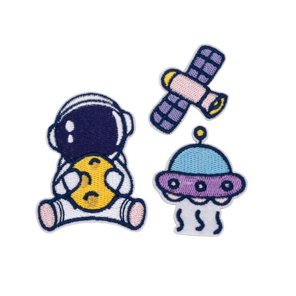 Термоаппликации Космос, 3 шт, Hobby&Pro