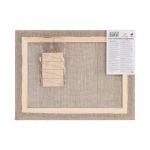 Холст грунтованный на подрамнике 30х40 см, 400 г/м², 2 шт, Петровский крупнозернистый, Vista-Artista PLLG-3040