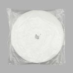 Лента (тесьма) шторная: сборка гармошка (1:2) 20 мм / 50 метров, (2 шнура), прозрачный, 200030