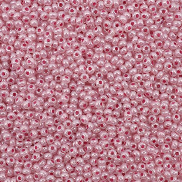 Бисер Preciosa эффект алебастра с блестящим покрытием, круг.отв, 500 г, (37325)331-19001-10/0