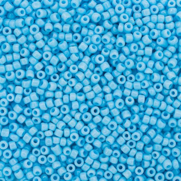 Бисер Astra&Craft 11/0 (2.1 мм), 200 г (10х20 г), цв. 43 св.голубой/непрозрачный