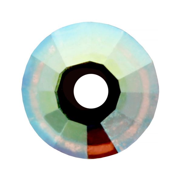 Стразы стекло 4 мм, 144 шт, в пакете, перламутр (crystal AB), Preciosa 438-61-612