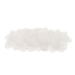 Кольцо уплотнительное пластик под люверс ⌀8 мм (внешн. 12 мм) прозрачный, ≈1000 шт