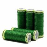 Нитки отделочные Gutermann Top Stitch, 30м, 396 ярко-зеленый, 5 катушек