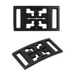 Украшение пришивное 10 мм, металл, черный матовый, МТ_1817, 12 шт