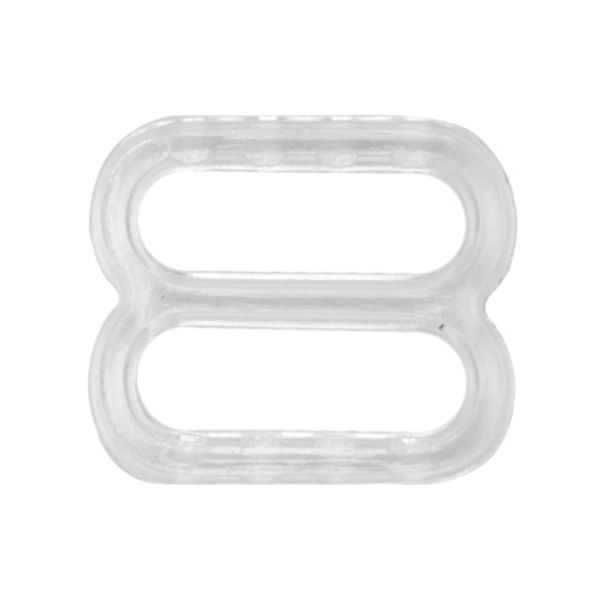 Рамки-регуляторы для бюстгальтера пластик 10.0 мм, прозрачный, 100 шт, 512050-2