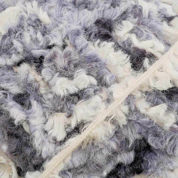 Пряжа Astra Premium (Астра Премиум) Тедди букле / уп.1 мот. по 150 г, 35 м, 12 серо-белый принт