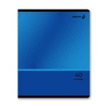 Тетрадь ученическая общая, A5 40 л. на скобе 65 г/м², белизна 100% 10 шт клетка, 01474 Краски времени, Светоч Т194