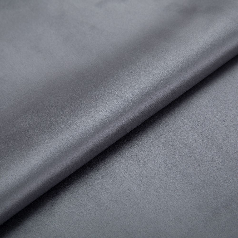 Замша искусственная отрез 35х50 см, 175±5 г/м², 17-1502 charcoal (серый), Peppy Woven Suede