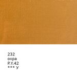 Краска масляная 46 мл, 3 шт, 232 Охра, Аква-колор IZO-OP-46