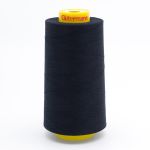 Нитка особо тонкая Gutermann Mara №150 (150/2), 5000 м, 713961, цв. 665 сине-черный, 1 катушка