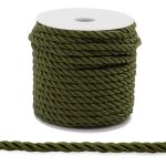 Шнур витой ⌀5.0 мм / 18.29 метров, 39 т-оливковый