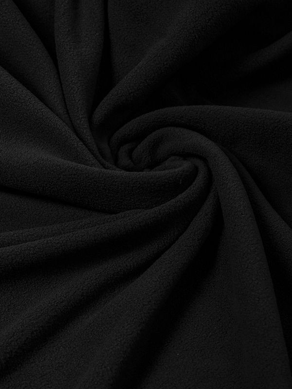 Флис 2-сторонний 190 г/м², 150 см / 2 метра, TBY-0059-322.2, цв.F322 черный