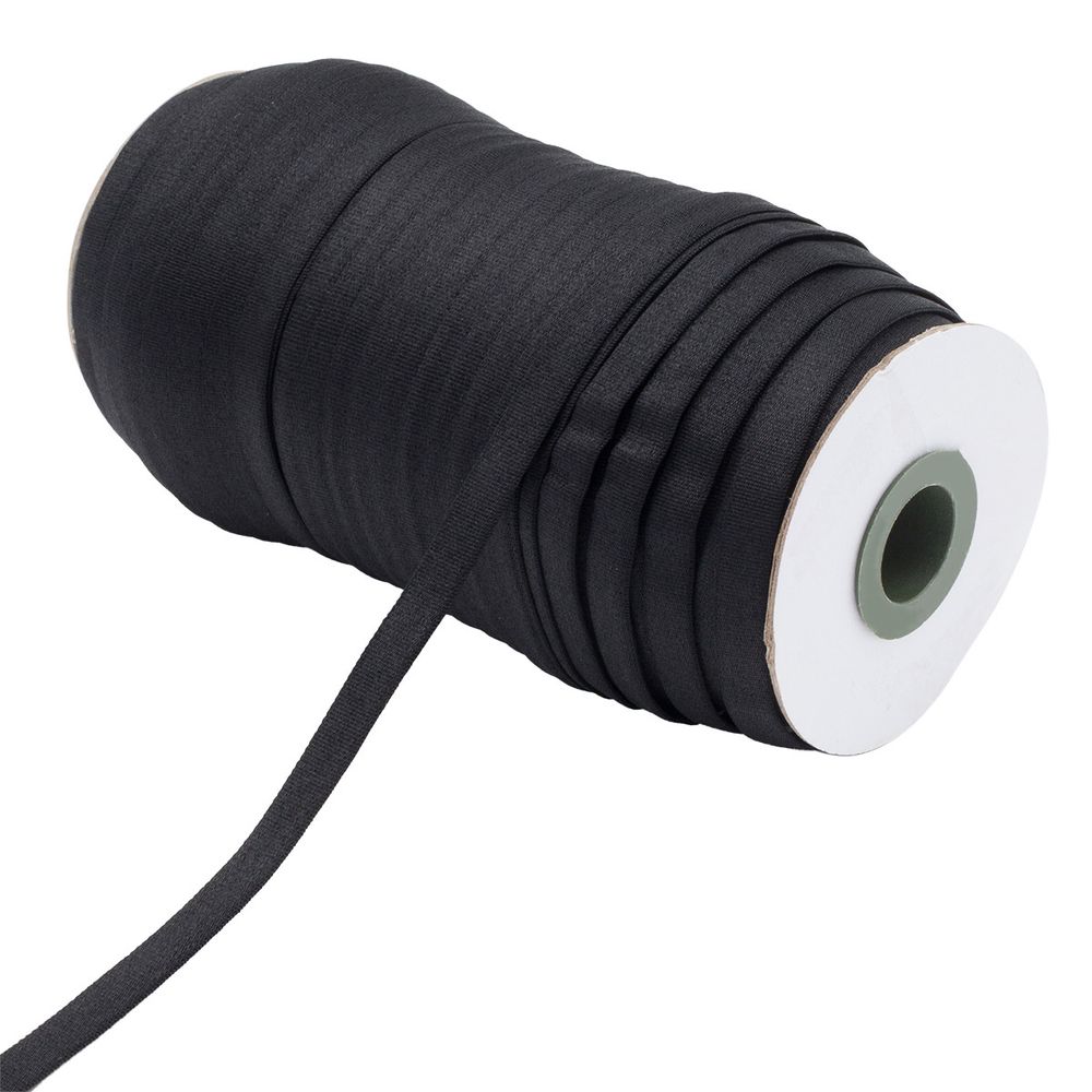 Резинка бельевая (бретелечная) 9.0 мм / 65.8 метров, черный