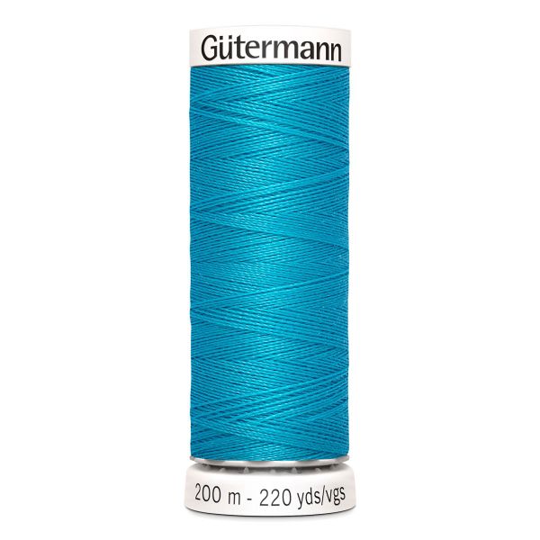 Нитки универсальные Gutermann Sew-all, 200м, 736 голубая лагуна, 5 катушек