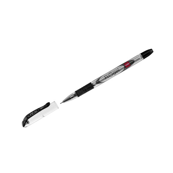 Ручка гелевая Flo Gel Dlx ⌀0.5 мм, 12 шт, 566 цвет чернил: черный, Cello, 566