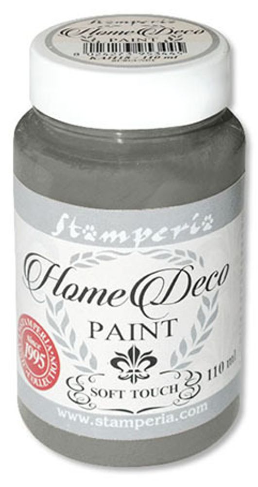 Краска для домашнего декора на меловой основе Home Deco, 110 мл, дымчатый серый