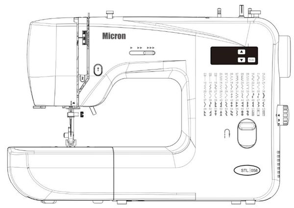 Швейная машина Micron STL 058, бытовая