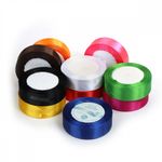 Лента атласная 1-сторонняя 25.0 мм / 10 шт по 22.5±1 метра, набор Микс2, Magic4Hobby