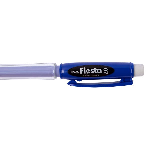 Карандаш автоматический Pentel Fiesta 0.7 мм, 12 шт, AX107-CO синий корпус