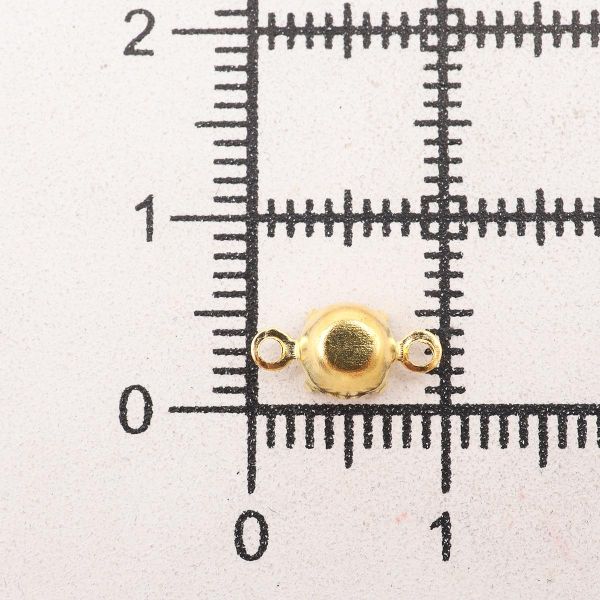 Цап для страз пришивной, 5 мм, 10 шт/упак, Astra&Craft (золото), 4AR2046