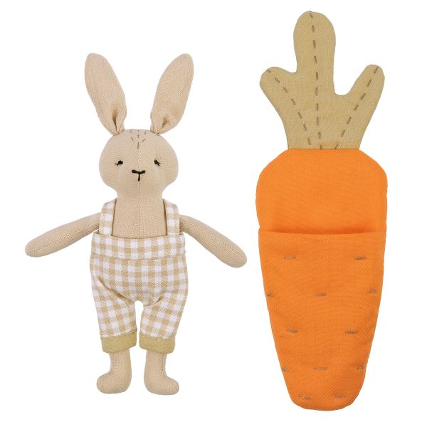 Набор для шитья игрушки Зайка в морковке 21 см, Miadolla OR-0412