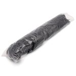 Шнурки плоские с металлическим наконечником 10.0 мм / 150 см, 50 пар (100 шт), черный, 6220-0134