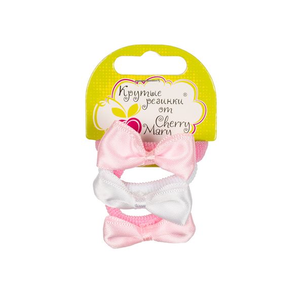 Набор резинок для волос R6034, 15 шт (5х3 шт), №01 ассорти, Cherry Mary R6034